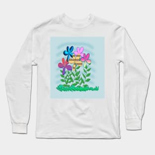 Bossy Flowers Long Sleeve T-Shirt